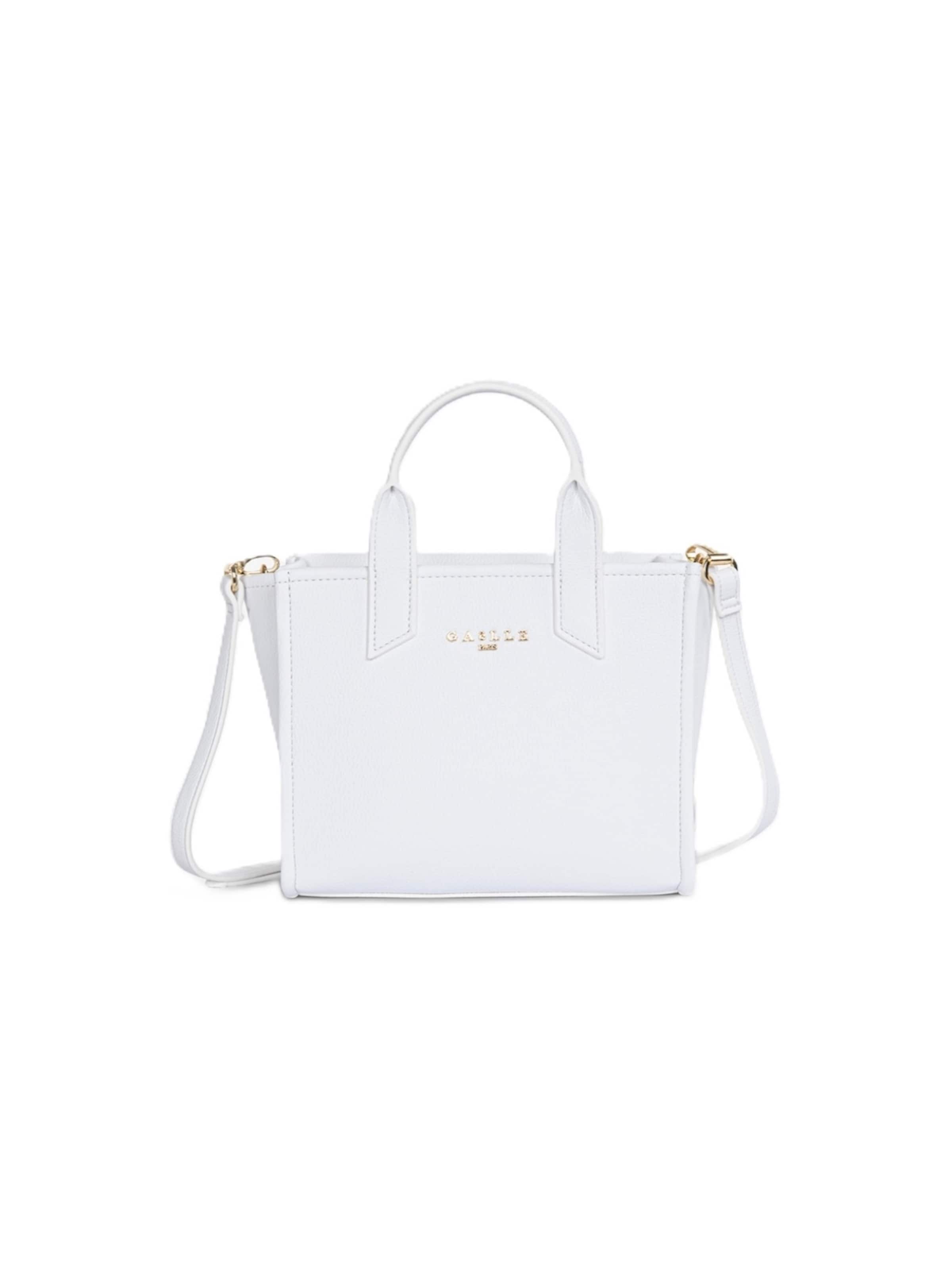Borsa a mano 'GAACW03061' di Gaelle Paris in bianco: frontale