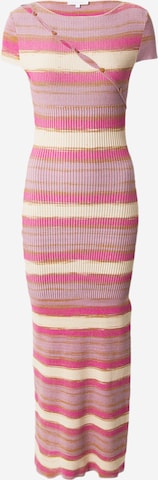 PATRIZIA PEPE Трикотажное платье в Ярко-розовый: спереди