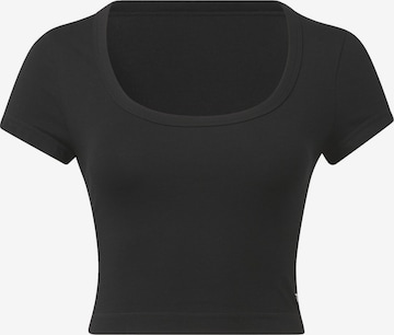 T-shirt Reebok en noir : devant