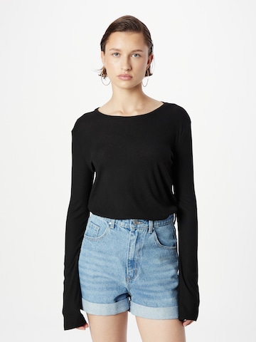 NLY by Nelly Shirt in Zwart: voorkant