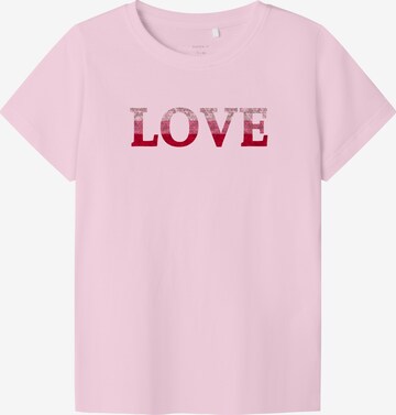 NAME IT Shirt 'FLOP' in Pink: front