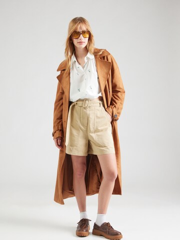 Weekend Max Mara Свободный крой Штаны 'CIRINO' в Бежевый