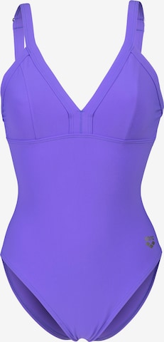 ARENA Muotoileva uimapuku 'SHAPEWEAR C-CUP' värissä lila: etupuoli