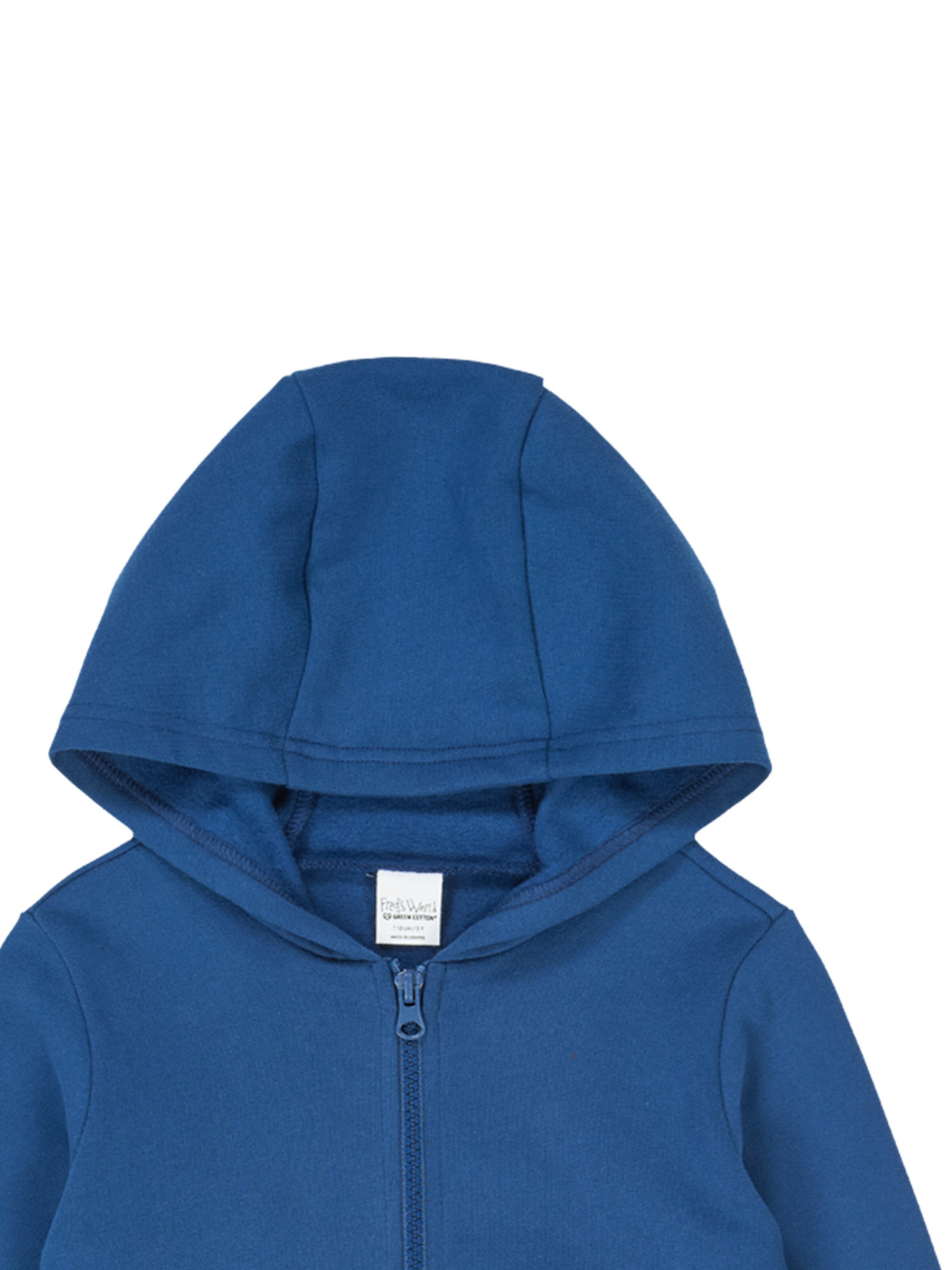 Fred's World by GREEN COTTON - Casaco em moletão em azul