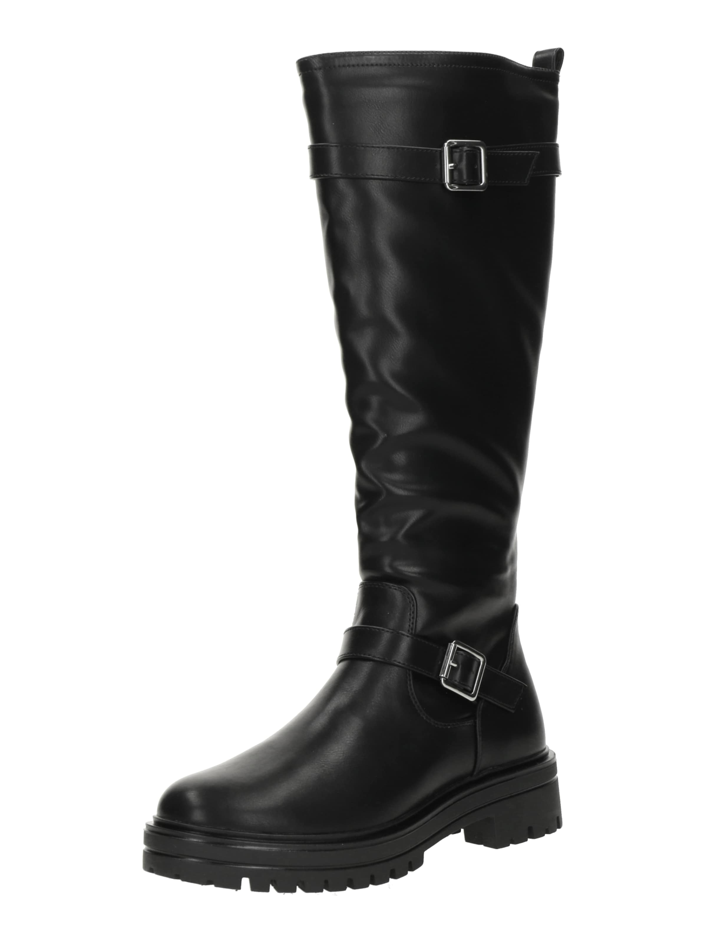 ABOUT YOU Stiefel 'Feline' in Schwarz: Vorderseite
