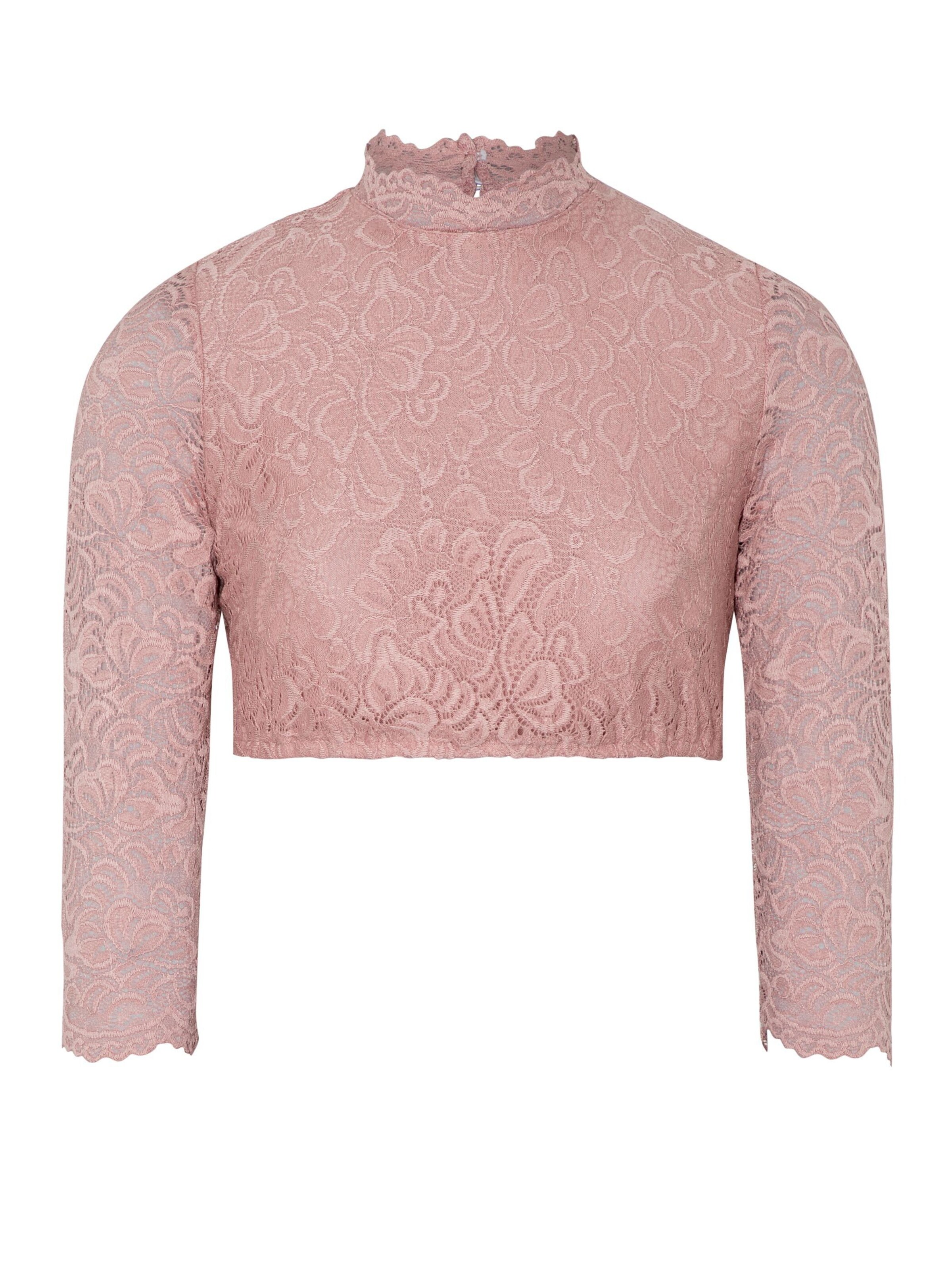 SPIETH & WENSKY Traditional blouse 'Amsterdam' in Pink: front