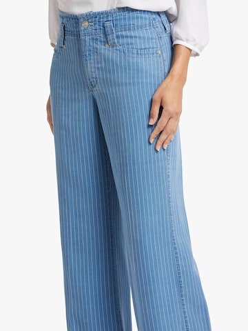 NYDJ Wide leg Jeans 'Teresa ' in Blauw