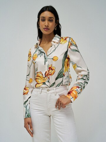 Salsa Jeans Hemd in Beige: Vorderseite