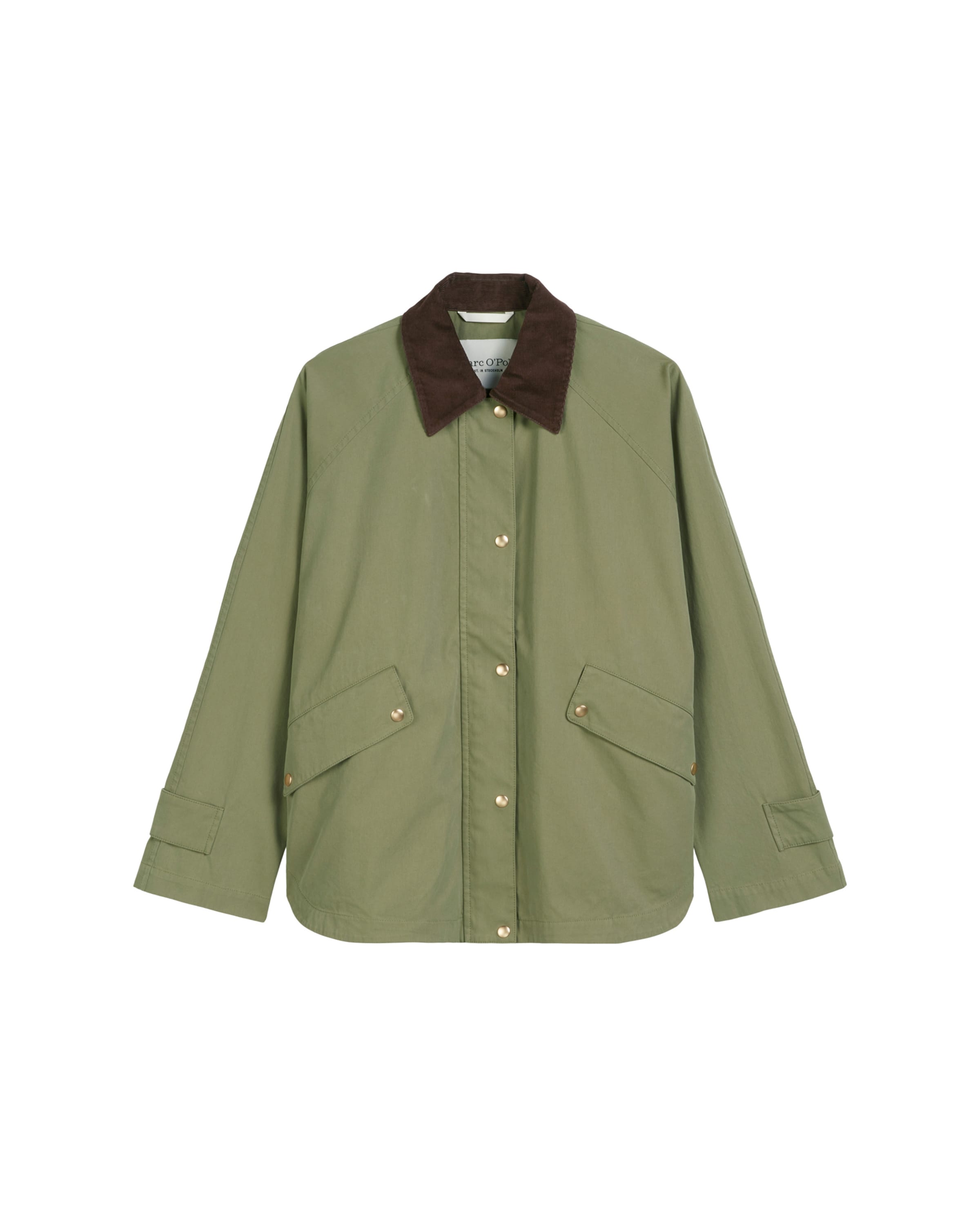 Marc O'Polo Chaqueta de entretiempo 'Vintage-Vibe' en marrón / verde, Vista del producto