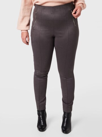 Vero Moda Curve Slim fit Leggings 'Donnadina' in Grey: front