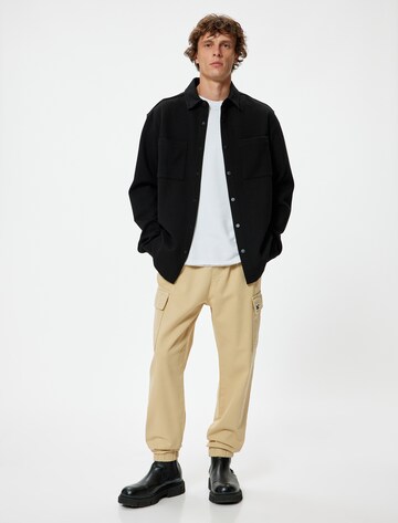 Koton Tapered Cargo trousers in Beige