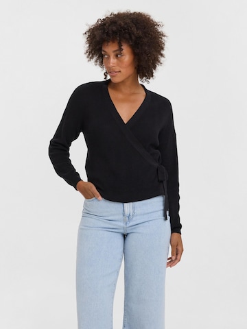 VERO MODA - Cárdigan 'LEXSUN' en negro: frente