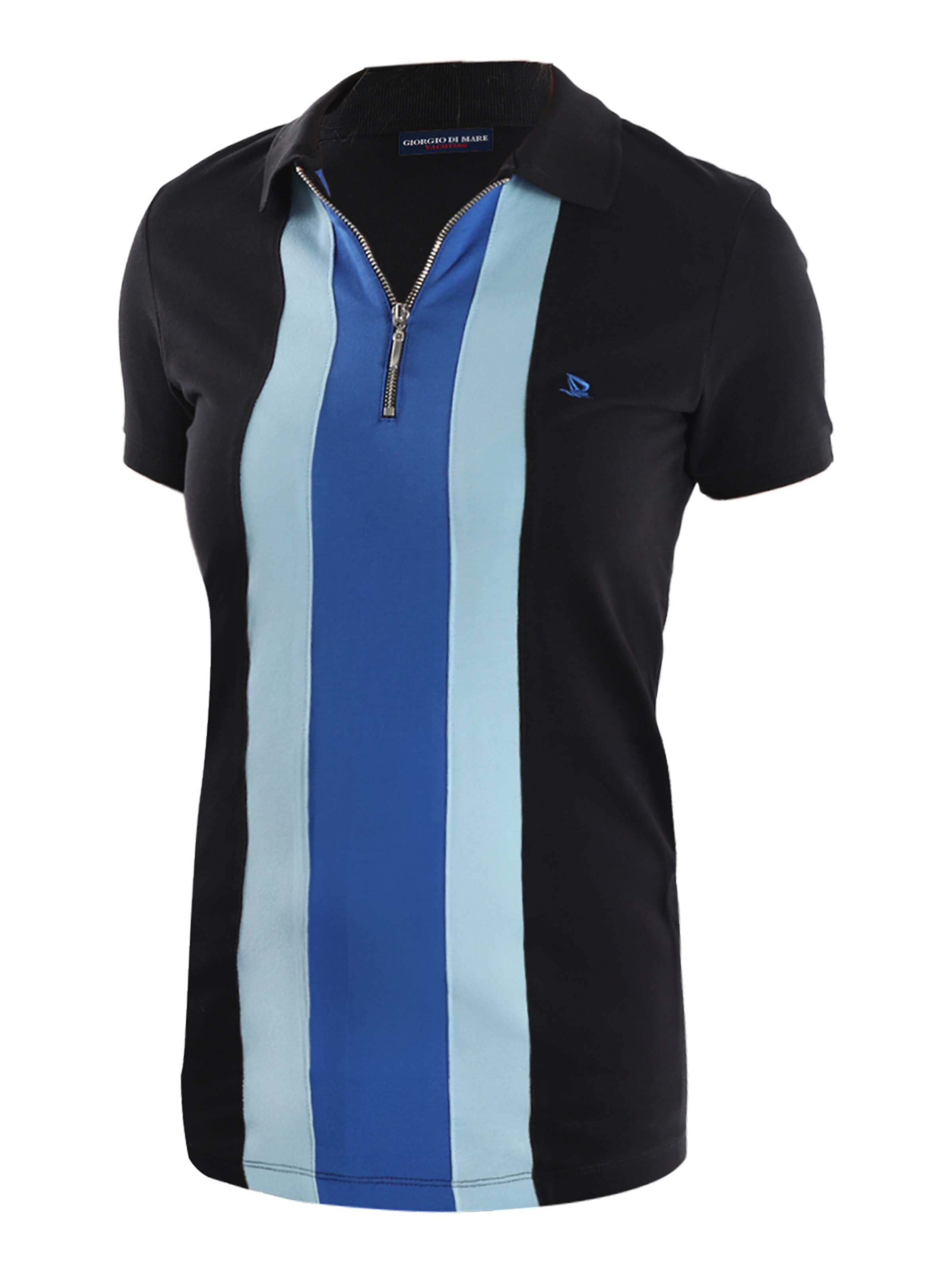 Giorgio di Mare Shirts 'Penelope' i blå / lyseblå / sort, Produktvisning