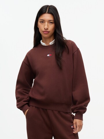 Tommy Jeans Sweatshirt i brun: forside