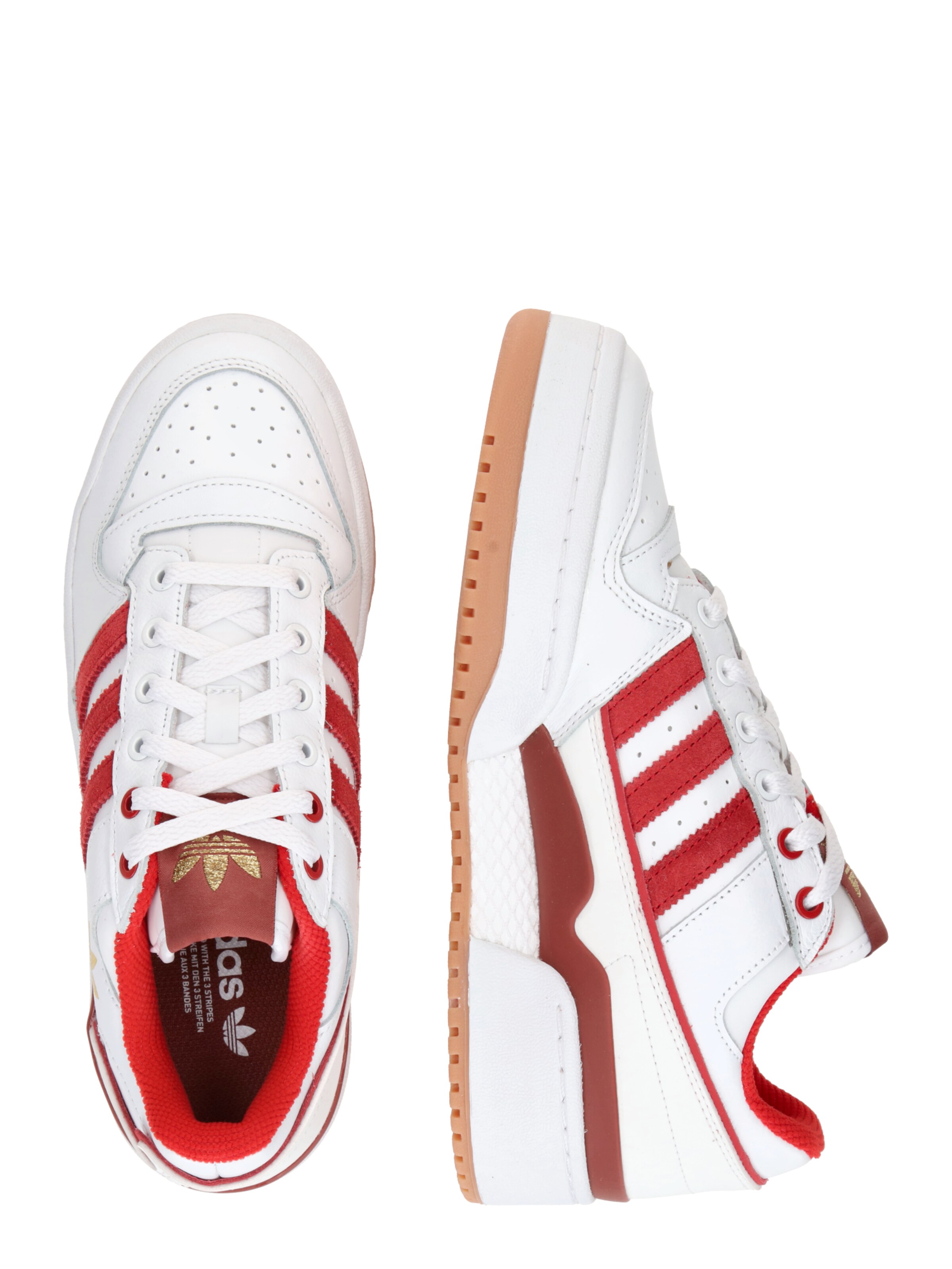 ADIDAS ORIGINALS Σνίκερ χαμηλό 'Forum' σε λευκό