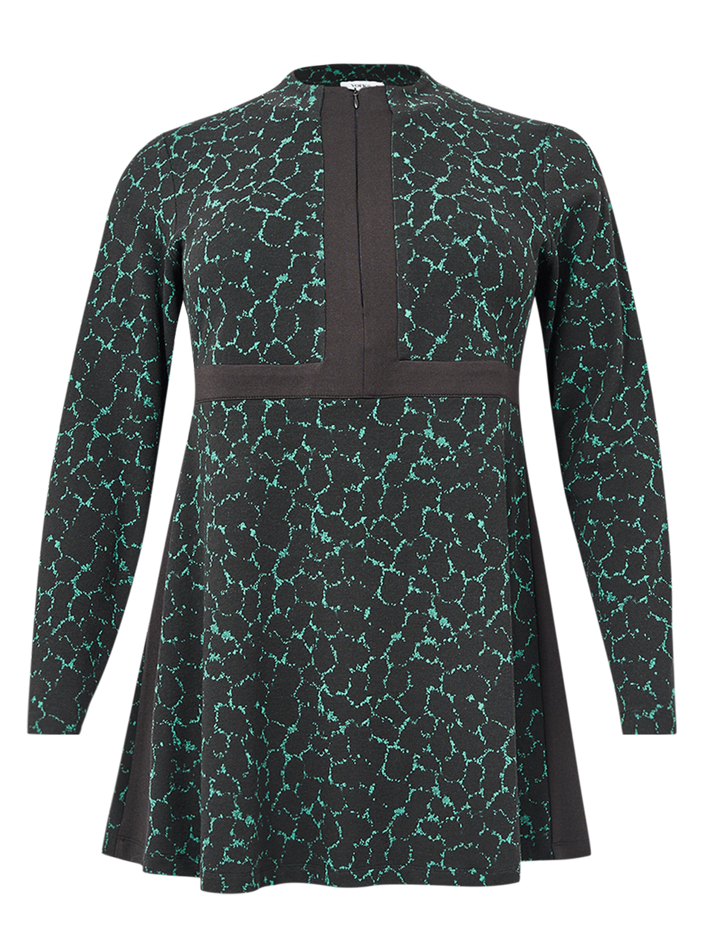 YOEK Tunic in Black: front