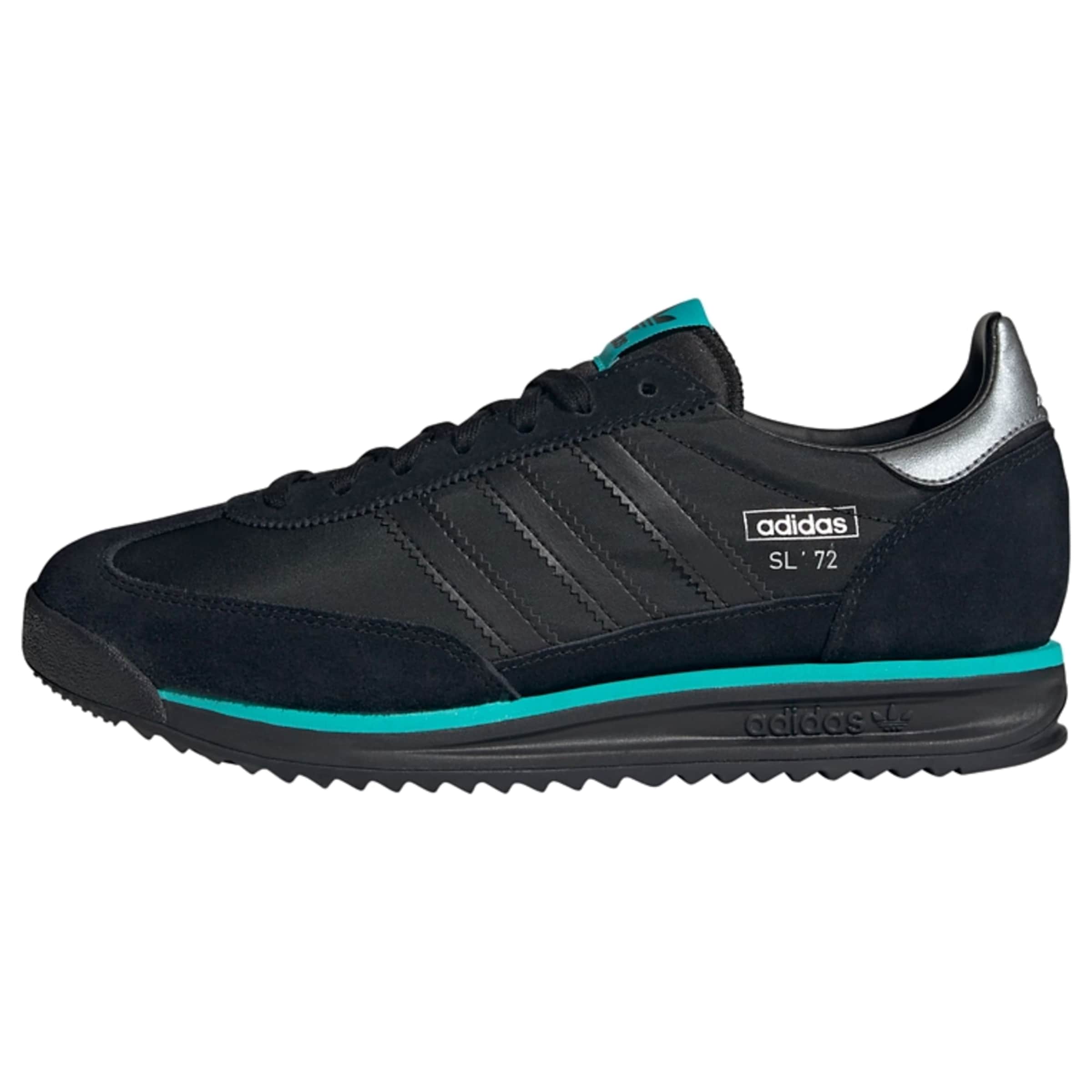 Baskets basses 'SL 72 RS Mercedes' ADIDAS ORIGINALS en noir : devant