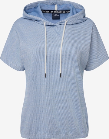 Sweat-shirt LAURASØN en bleu : devant