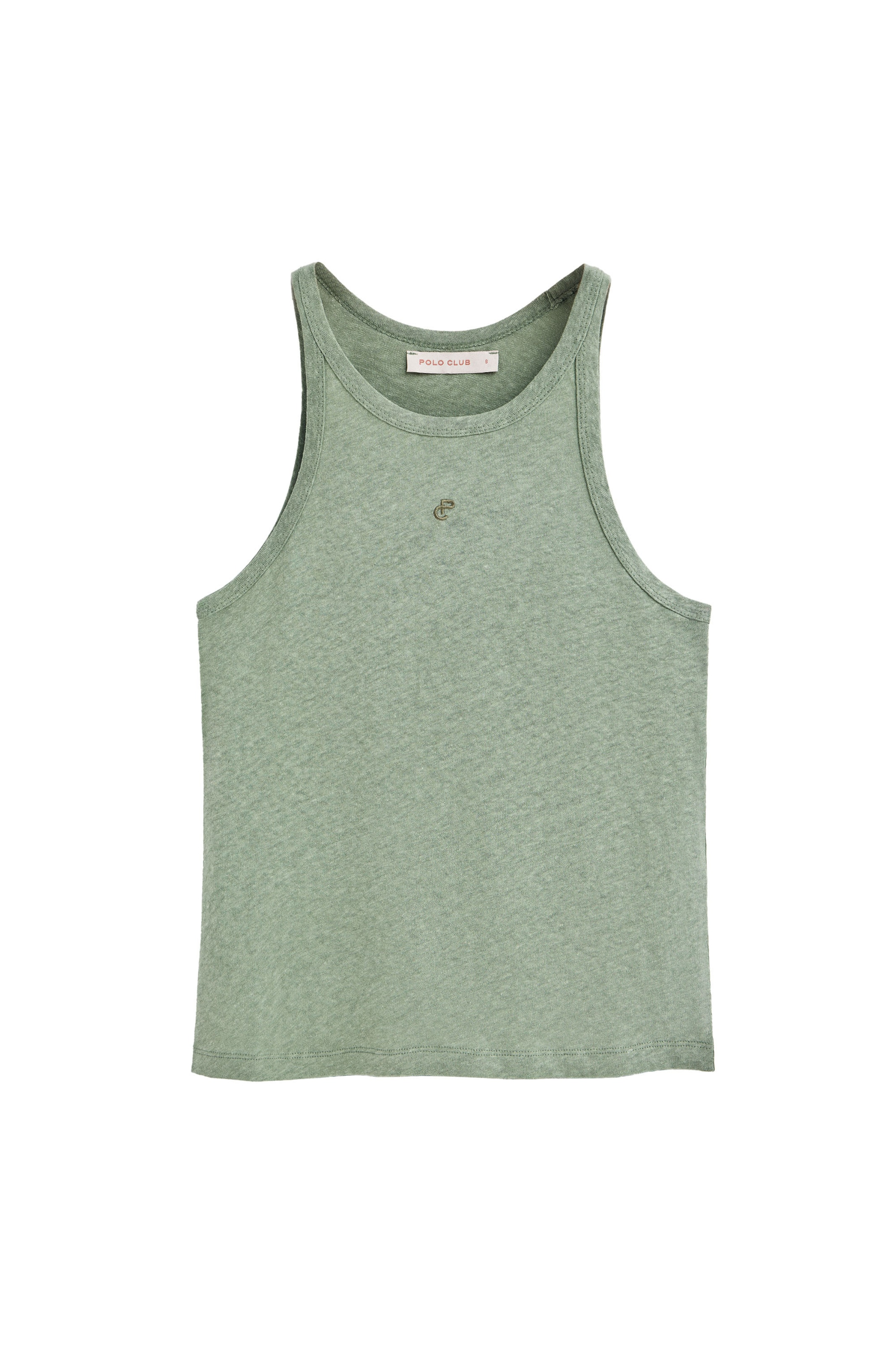 Polo Club Top in Grün: Vorderseite