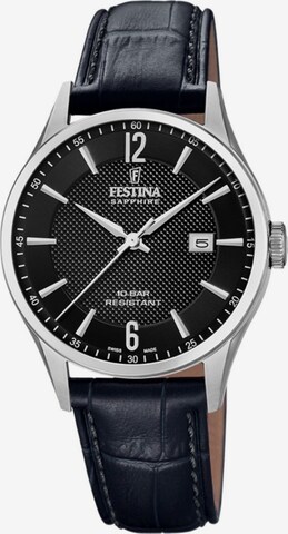 FESTINA Analoog horloge in Zwart: voorkant