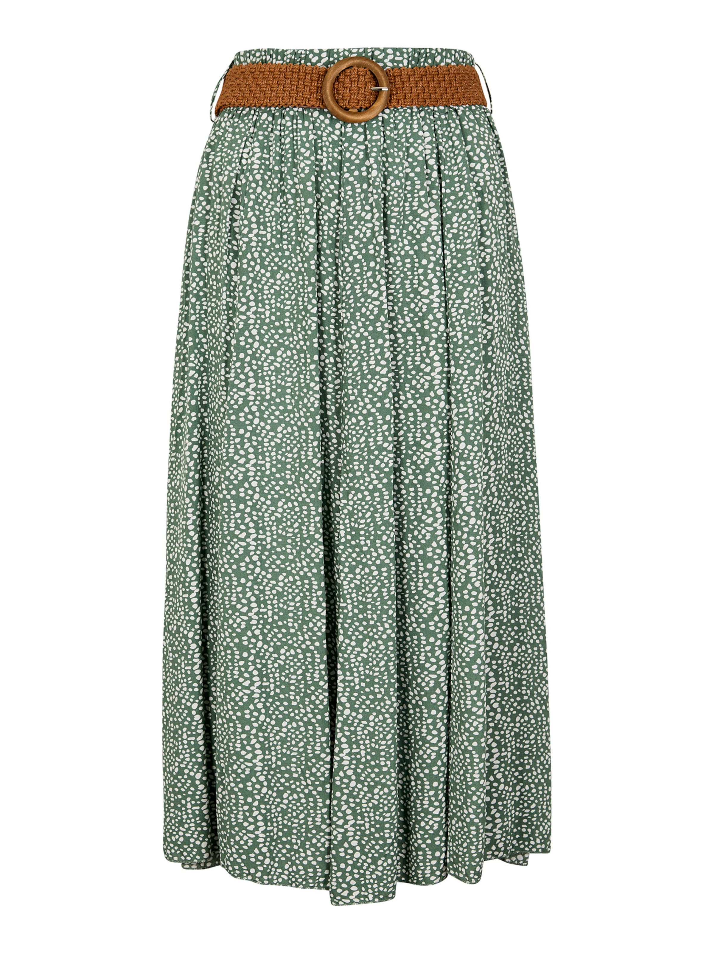 Apricot Rock 'Polka' in Grün: Vorderseite