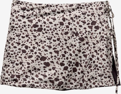 Pull&Bear Rantahuivi värissä tummanruskea / luonnonvalkoinen, Tuotenäkymä