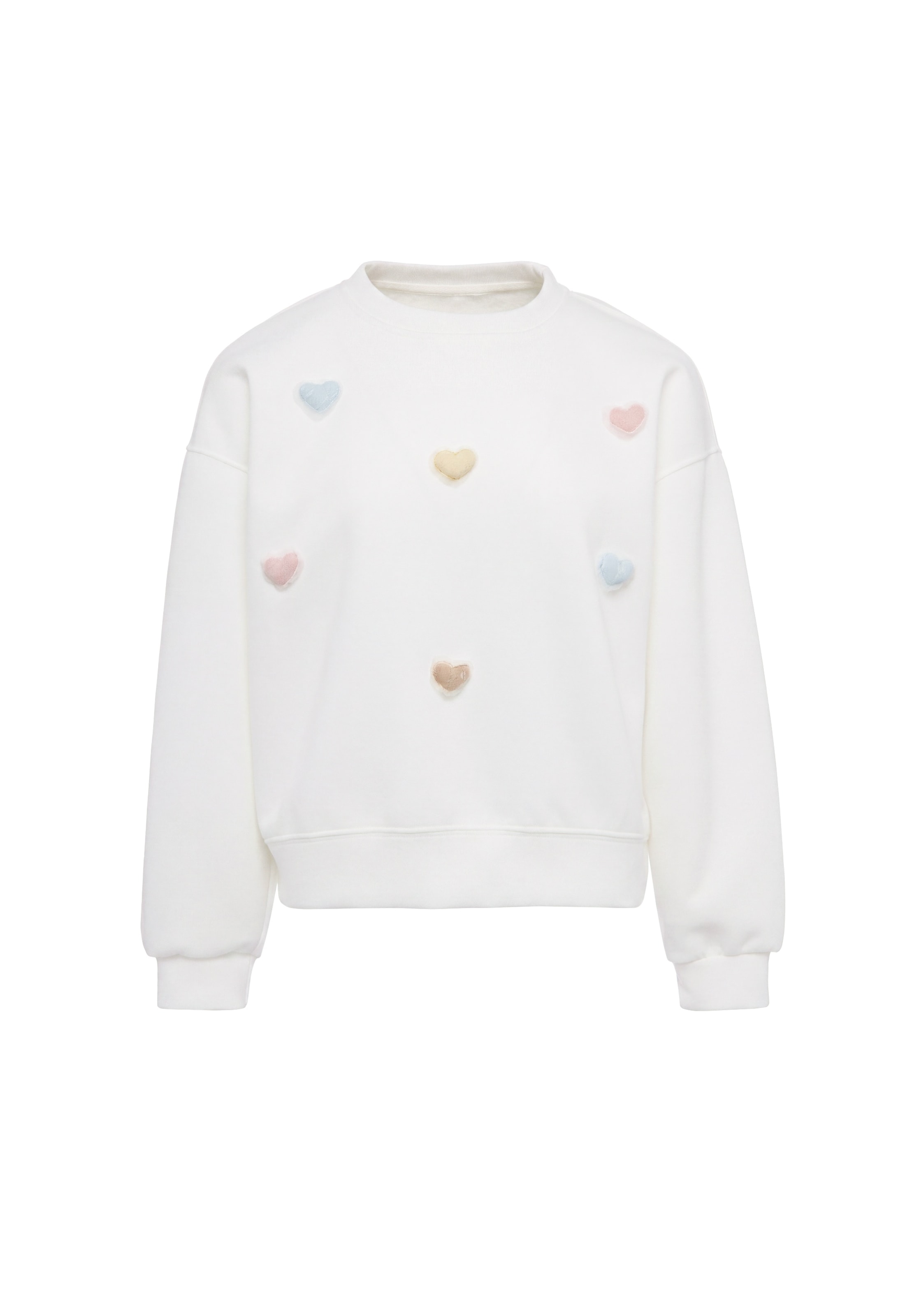 Sweat-shirt 'Pop' MYMO en blanc : devant