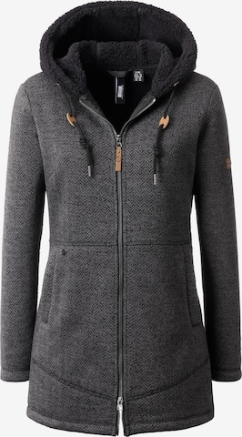LPO Between-Seasons Coat 'Xenia' in Grey: front