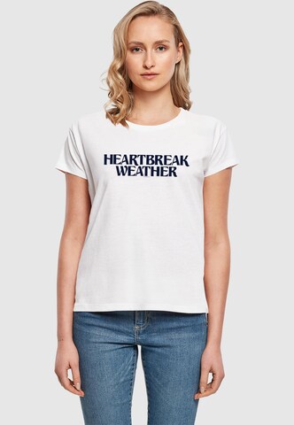 Merchcode Shirt 'Niall Horan - Heartbreak' in Wit: voorkant