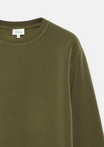 s.Oliver Sweatshirt in Grün