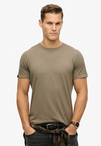 T-Shirt Superdry en vert : devant