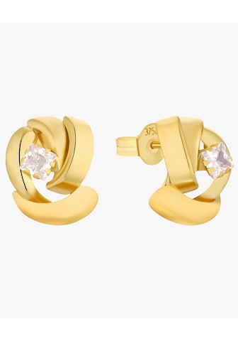 AMOR Earrings in Gold: front