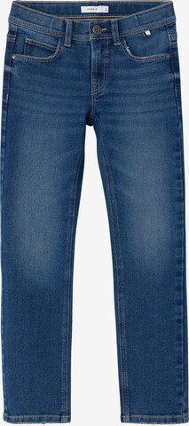 NAME IT Slimfit Jeans 'SILAS' in Blauw: voorkant