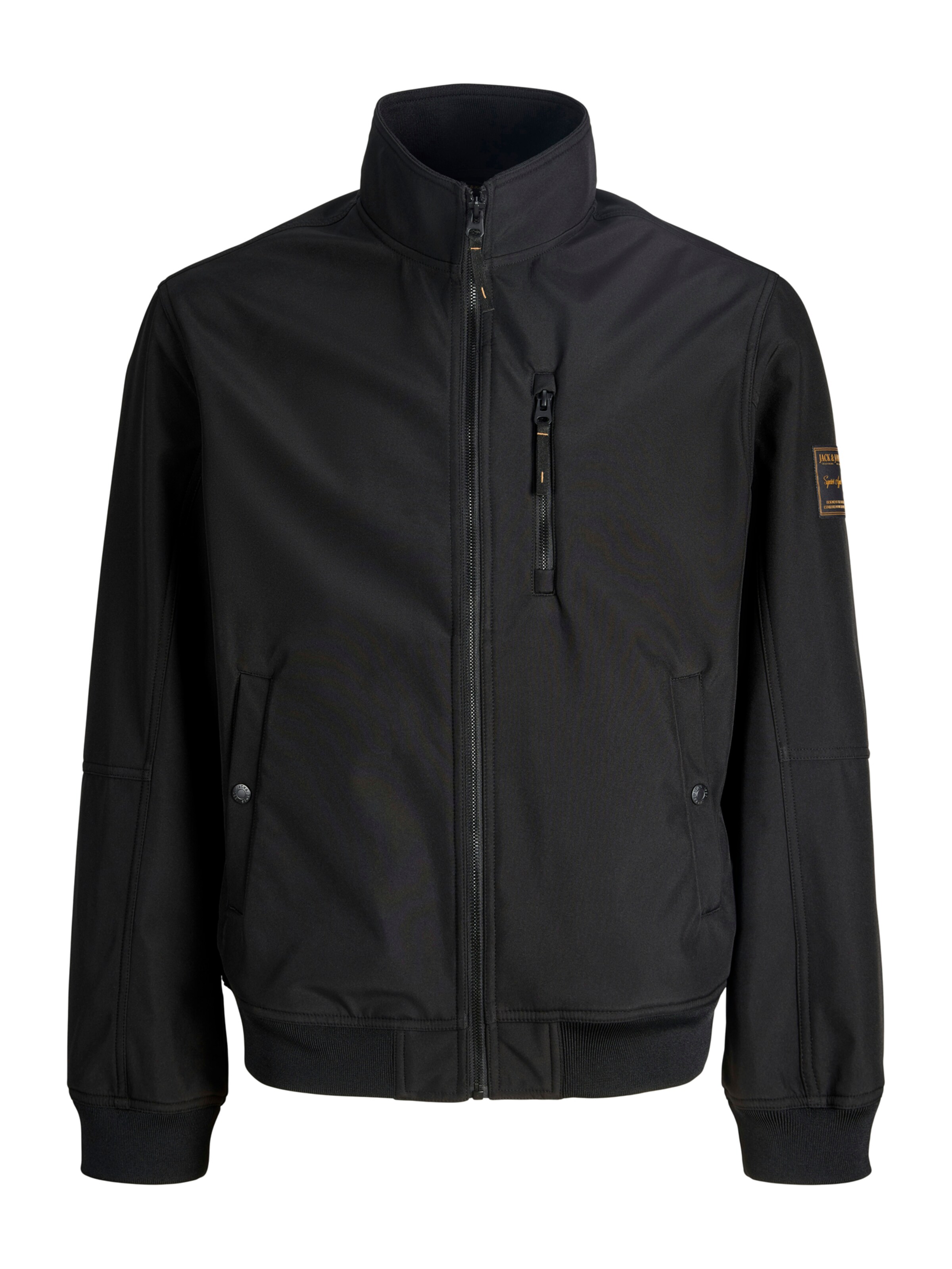 Veste mi-saison 'JJEPARKER' Jack & Jones Plus en noir : devant