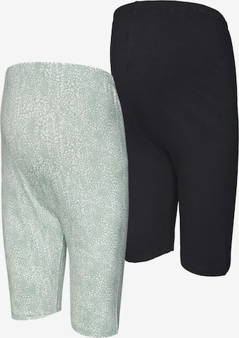 Coupe slim Leggings MAMALICIOUS en vert : devant