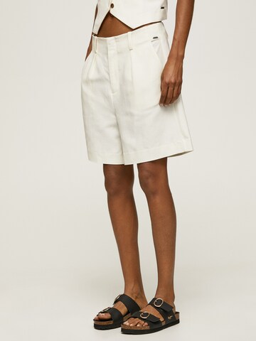 Loosefit Pantalon 'CRUZ' Pepe Jeans en blanc : devant