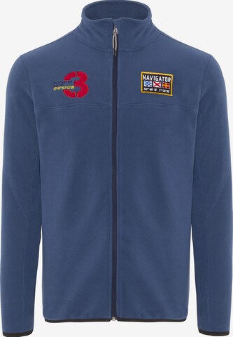 Navigator Fleece Jacket in Blue: front