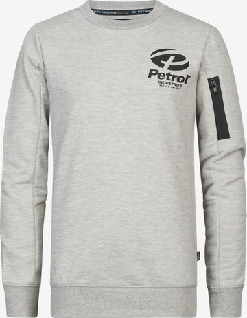 Petrol Industries Sweatshirt 'Belleville' in Grey: front