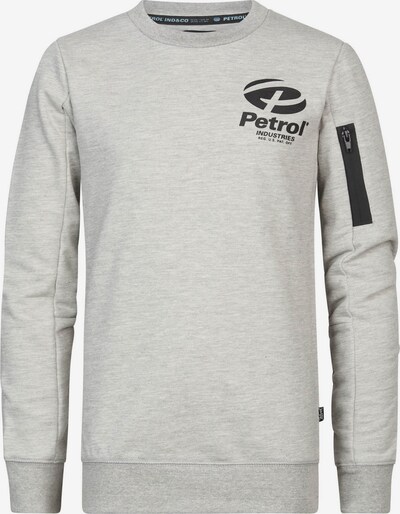 Petrol Industries Sweatshirt 'Belleville' in grau / schwarz, Produktansicht