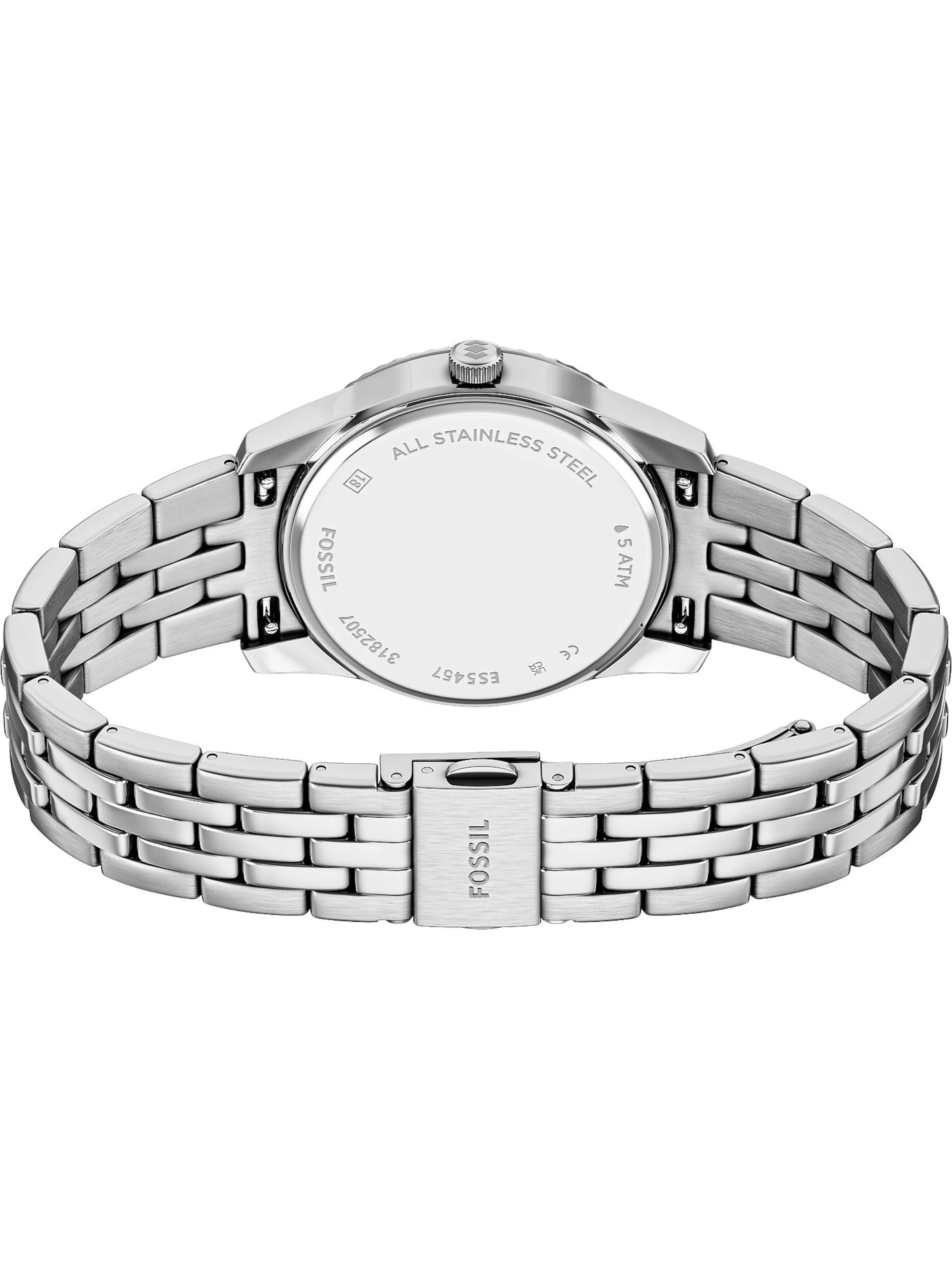 FOSSIL Analoguhr in Silber