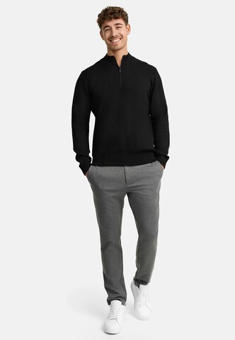 INDICODE JEANS Sweater 'Lukas' in Black