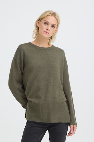 Pull-over 'PZSteffi' Pulz en vert : devant