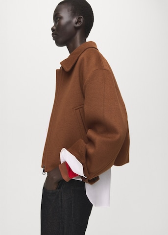 MANGO Between-Season Jacket in Brown