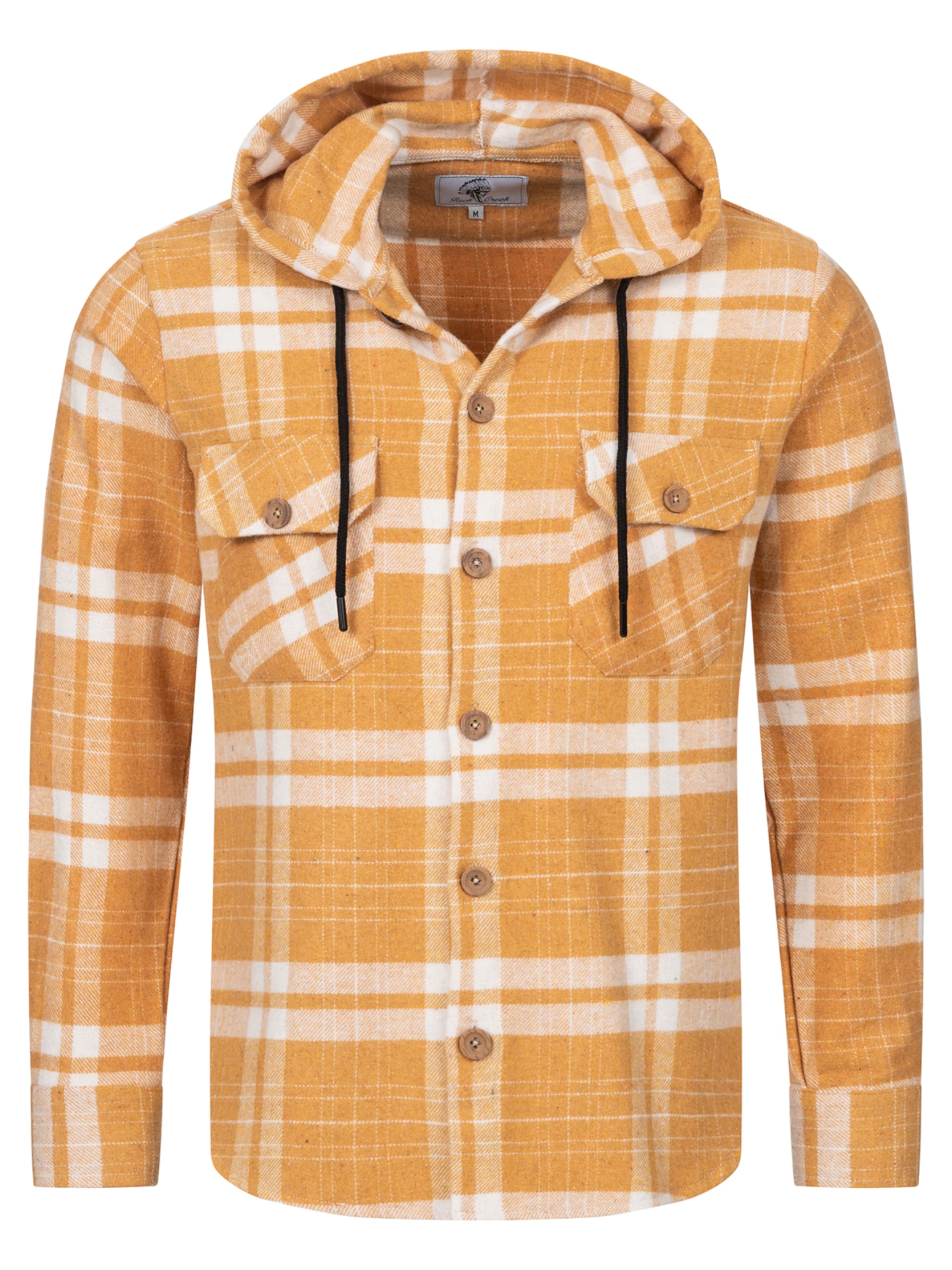 Rock Creek Regular Fit Hemd in Orange: Vorderseite
