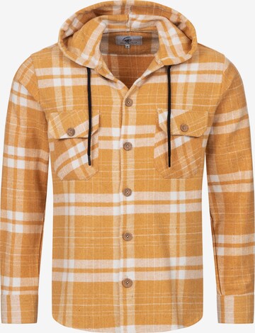 Rock Creek Button Up Shirt in Orange: front