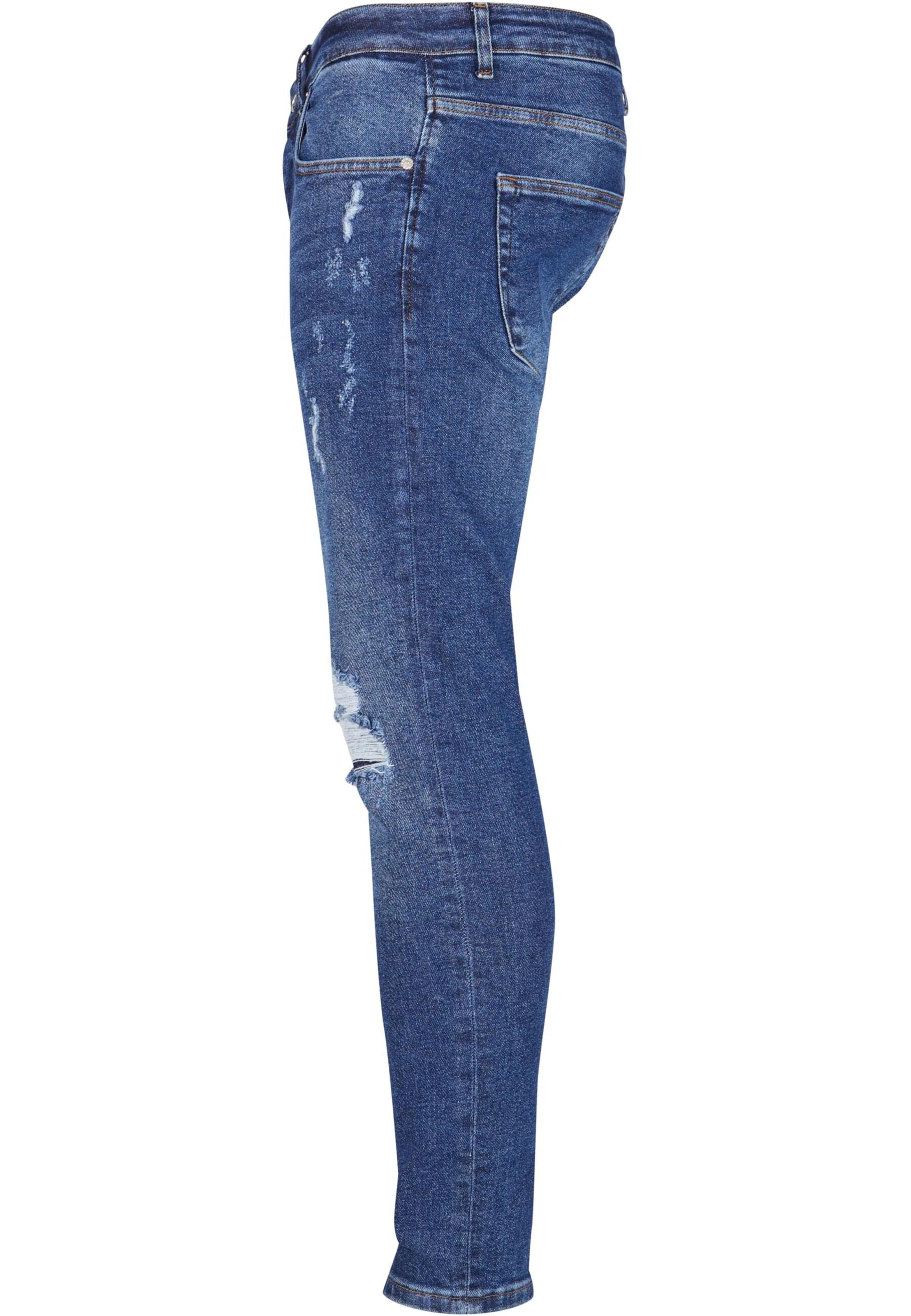 Karl Kani Slimfit Jeans in Blauw