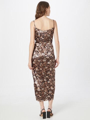 Chi Chi London Dress 'Leona' in Brown