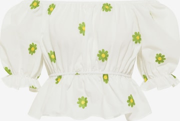 MYMO Bluse in Weiß: Vorderseite