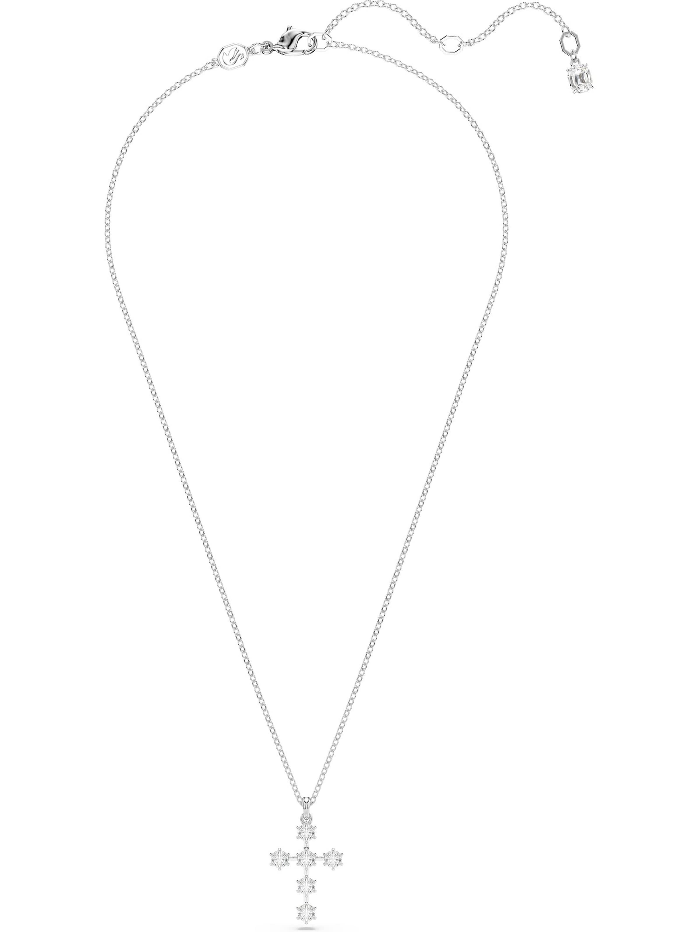 Swarovski Necklace in Silver: front