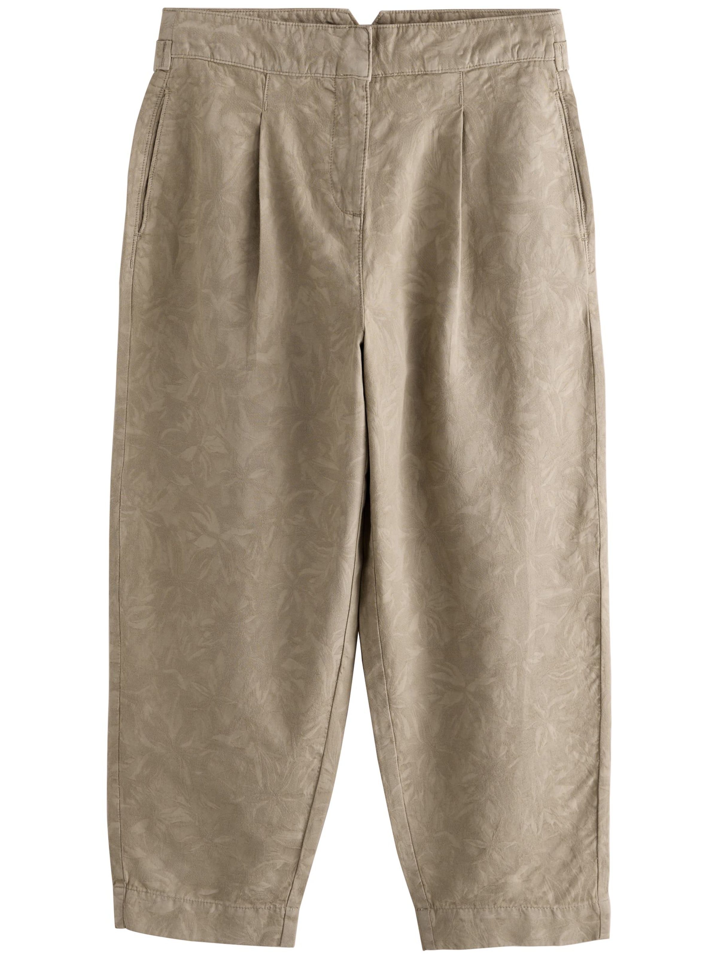 Pantaloni con pieghe Next di colore broccato / mocca, Visualizzazione prodotti